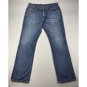 Ariat Jeans Mens 38x38 Blue Denim M4 Low Rise Legacy Relaxed Bootcut Utility